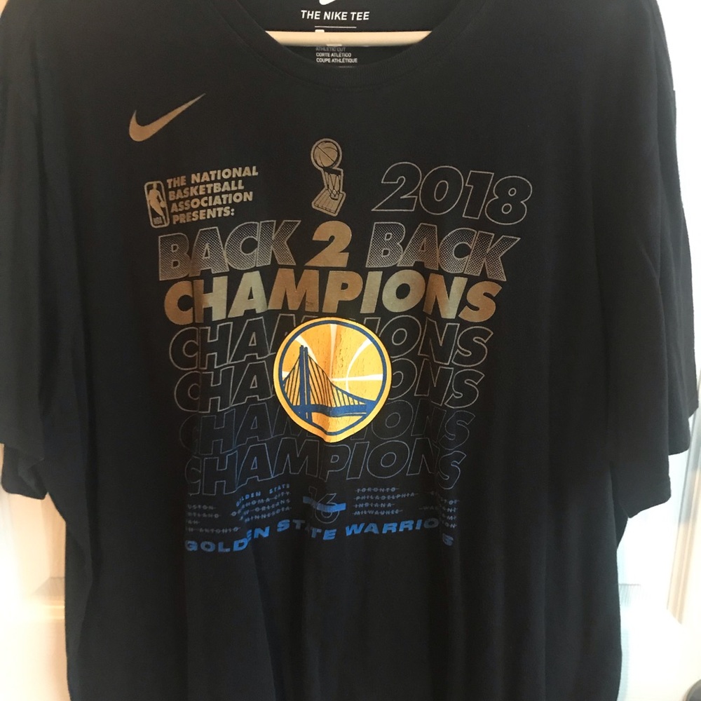 Warriors back to back championship shirt